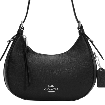 Túi đeo chéo Coach nữ Kleo Hobo Black C6807