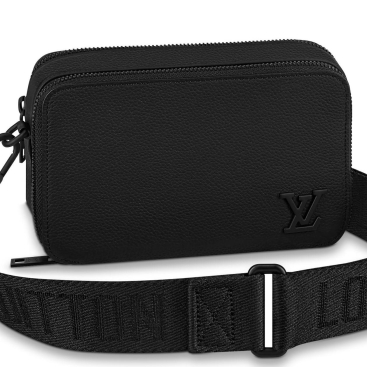 Túi nam Louis Vuitton Alpha Wearable Wallet M59161 Màu Đen