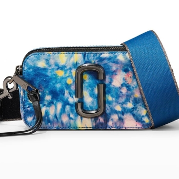 Túi đeo chéo nữ Marc Jacobs màu xanh mới nhất The Snapshot Camera Bag Watercolor Blue Multi