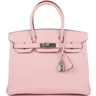 Túi xách Hermès Birkin 30 Rose Sakura Verso Chèvre Palladium Hardware