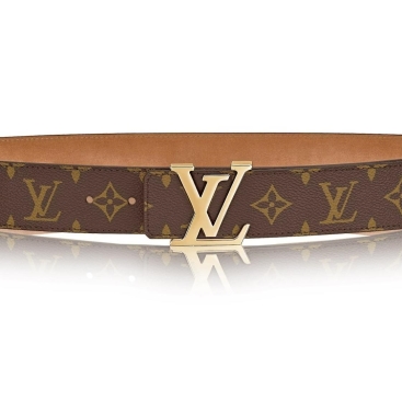 Dây nịt Unisex LV Louis Vuitton Initiales Reversible Monogram Canvas Belt