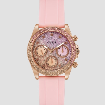 Đồng hồ đeo tay nữ Guess Ladies Sparkling Pink Limited Edition Watch GW0032L4
