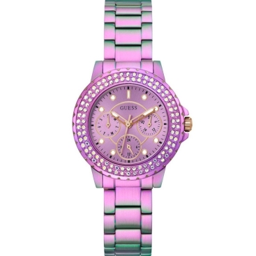 Đồng hồ đeo tay nữ Guess Crown Jewel Purple Womens Wristwatch GUGW0410L4
