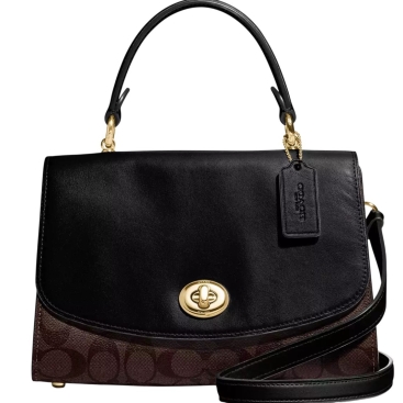 Túi xách Coach Tilly Top Handle Satchel With Signature Canvas F76620