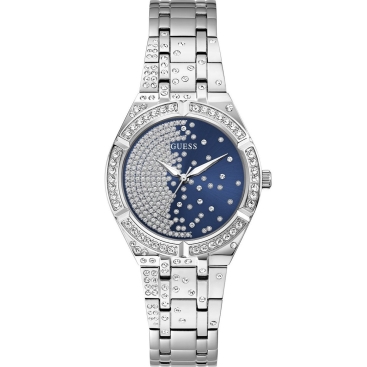 Đồng hồ đeo tay Guess Women Embellished Dial Bracelet Style Straps Analogue Watch GW0312L1