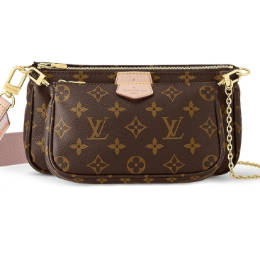 Túi nữ đeo chéo LV set 3 cái Louis Vuitton Multi Pochette Accessoires Monogram