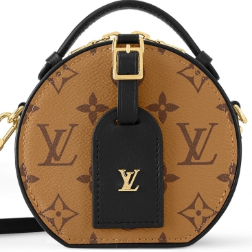 Túi xách tròn LV Louis Vuitton Mini Boite Chapeau Monogram Reverse M68276