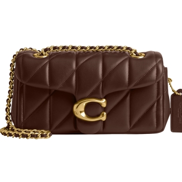 Túi đeo chéo Coach Tabby Shoulder Bag 20 With Pillow Quilting Nappa Leather Maple CP149