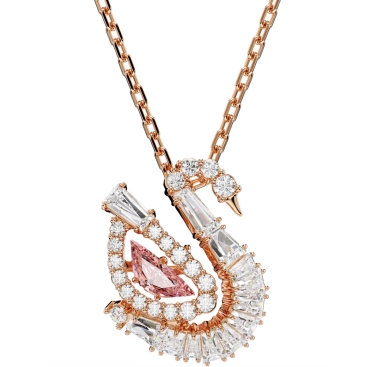 Dây chuyền nữ thời trang Swarovski Thiên Nga Swan Pendant Mixed Cuts Swan Pink 5732414
