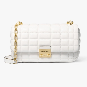 Túi đeo chéo MK nữ Michael Kors Tribeca White Large Handbag 30R4G2RL7L001