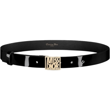 Dây nịt Miss Dior Belt Black