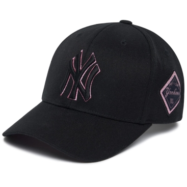 Mũ unisex NY MLB Diamond Stamp Ball Cap New York Yankees Black 3ACP8501N-50BKS