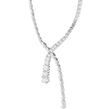Dây chuyền Swarovski Mixed Cuts Matrix Y Necklace in Rhodium-plated Metal 5692533