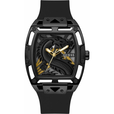 Đồng hồ đeo tay Nam Guess Black Legend Silicone Dragon Analog Watch GW0648G1