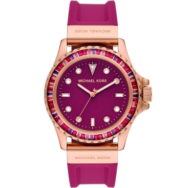 Đồng hồ đeo tay MK nữ Michael Kors Oversized Everest Pavé Rose Gold-Tone Watch MK7441