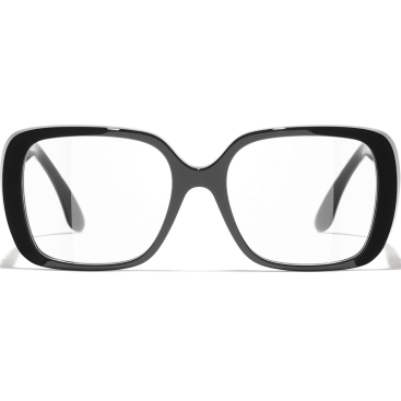 Mắt kính nữ Chanel Square Eyeglasses Acetate Black 3479