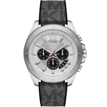 Đồng hồ đeo tay MK Nam Michael kors Oversized Brecken Logo and Silver-Tone Watch MK8922