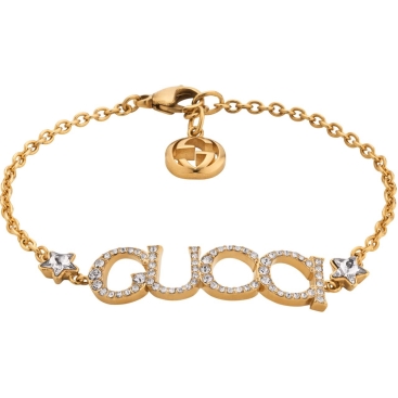 Lắc tay Gucci Letter Bracelet Antique Gold-toned Metal