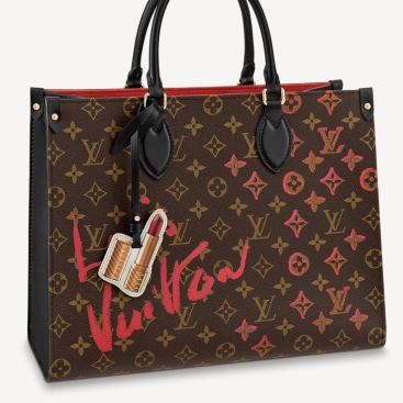 Túi Xách Louis Vuitton LV Tote OnTheGo Limited Edition Fall in Love Monogram Canvas MM
