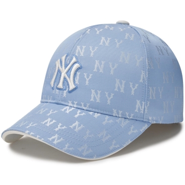 Nón lưỡi trai MLB Classic Monogram Structure Ball Cap New York Yankees Skyblue 3ACPM014N-50SBD