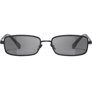 Mắt kính Chanel Rectangle Sunglasses Black 4295