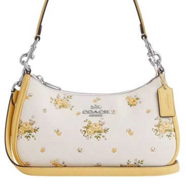 Túi Coach Teri Shoulder Bag With Floral Print Chalk Multi CAL45