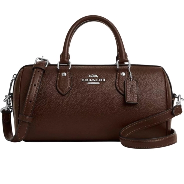 Túi xách Coach trống Rowan Long Satchel Bag Maple CV964