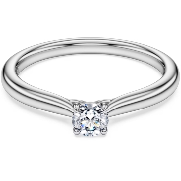 Nhẫn kim cương nữ màu trắng Swarovski Eternity Solitaire Ring 5696900