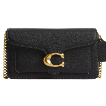 Túi đeo chéo Coach Tabby Chain Crossbody Bag 19 Black CBF14
