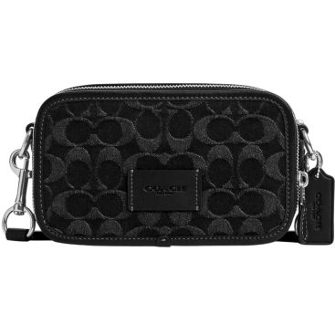 Túi đeo chéo Coach Nam Wyatt Crossbody Bag In Signature Denim Black CAJ35