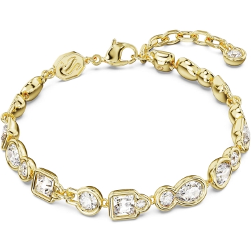 Lắc tay nữ Swarovski Dextera Bracelet Mixed Cuts White Gold-Tone Plated 5667044