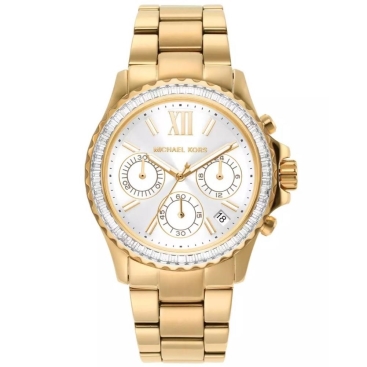 Đồng hồ đeo tay nữ Michael Kors Everest Chronograph Gold Tone Watch MK7212