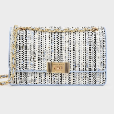 Túi đeo chéo Charles & Keith C-Capsule Collection Everette Chain-Strap Shoulder Bag