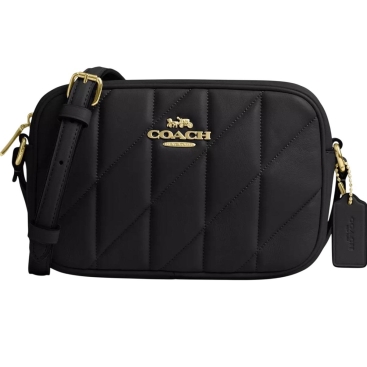 Túi đeo chéo Coach nữ Mini Jamie Camera Bag With Quilting Black CY779