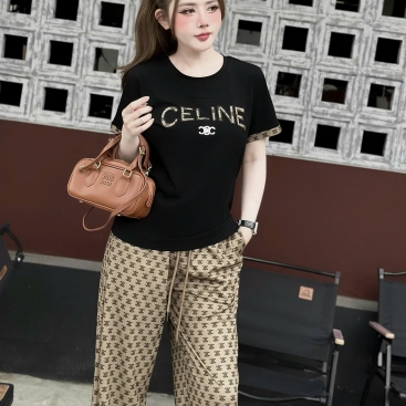 Combo bộ nữ áo thun quần dài Celine