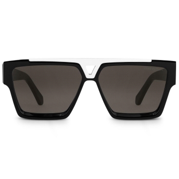 Mắt Kính nam màu đen Louis Vuitton Evidence Square Shape White Parts Black Acetate Frame Sunglasses Z1682E 