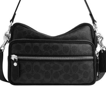Túi đeo chéo Coach Dakota Crossbody Bag In Signature Canvas Black CDS85
