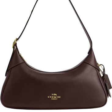 Túi đeo nữ Coach Ella Small Shoulder Bag Espresso CDV35