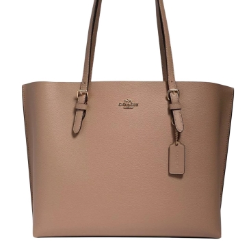 Túi xách Coach Mollie Tote Bag Gold Taupe Oxblood 1671