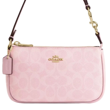 Túi nữ hồng Kẹp nách Coach Nolita 19 In Signature Canvas Powder Pink CW426