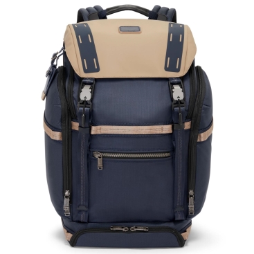 Ba lô size lớn Nam Tumi Alpha Bravo Expedition Flap Midnight Navy Khaki Backpack 1501853487