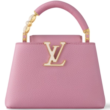 Túi Nữ Louis Vuitton Capucines Mini Marshmallow Pink
