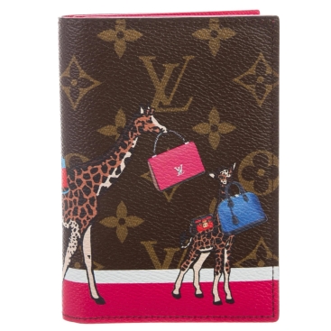 Ví Đựng Passport limited LV Louis Vuitton Monogram Giraffe Passport Cover