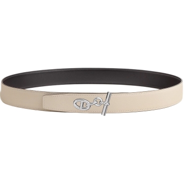 Dây nịt Hermes Yachting Belt Buckle Reversible Leather Strap 32 mm