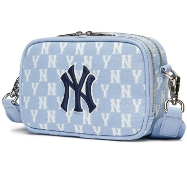 Túi đeo chéo MLB Mini Monogram Crossbag New York Yankees L.Blue