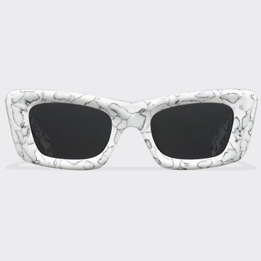 Mắt kính Nữ Prada Eyewear Symbole Cat-Eye Acetate SPR13Z-E17D-F05S0 Sunglasses Màu Trắng
