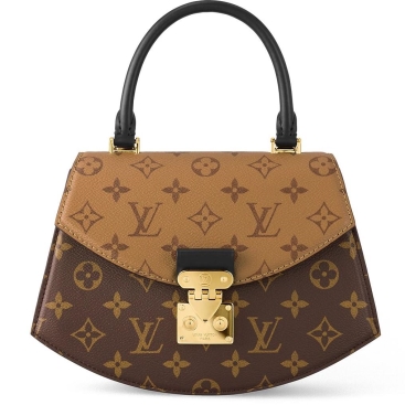 Túi đeo chéo Nữ Louis Vuitton LV Tilsitt Other Monogram and Monogram Reverse Canvas M46548 Màu Nâu