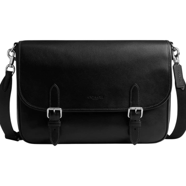 Túi đeo chéo Coach Nam Hitch Messenger Black CAH91