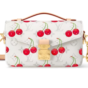 Túi đeo chéo Louis Vuitton LV x TM Pochette Métis East West Cherry