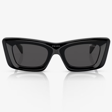 Mắt kính Nữ Prada Eyewear Symbole Cat-Eye PR13ZS-1AB5S0 Sunglasses Màu Đen